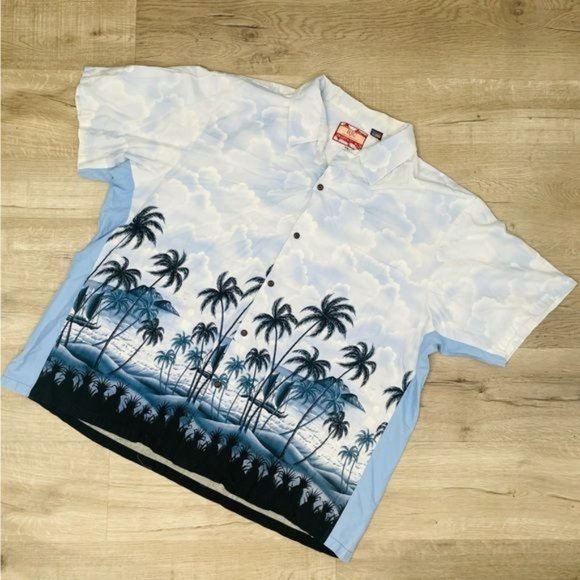 rjc Shirts Vintage Rjc Tropical Hawaiian Shirt Vacation Beach Mens